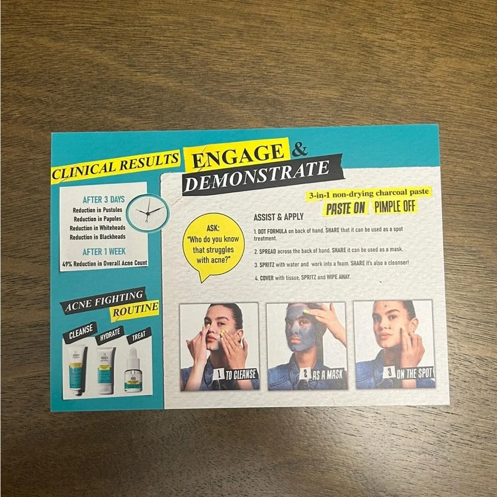 Kiehl’s Gently Effective Acne Treating‎ Cleansing Paste - NWOB - 4.2 Oz